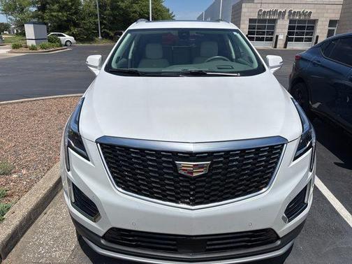 Crystal White Tri-Coat 2024 Cadillac XT5 Premium Luxury