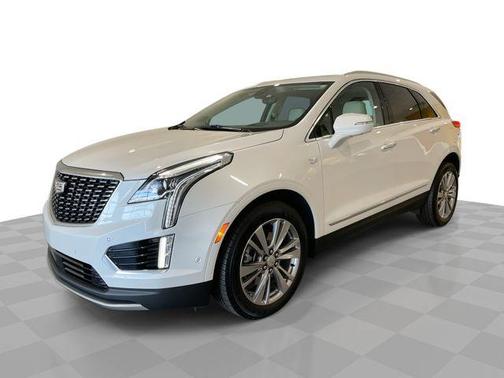 Crystal White Tri-Coat 2024 Cadillac XT5 Premium Luxury
