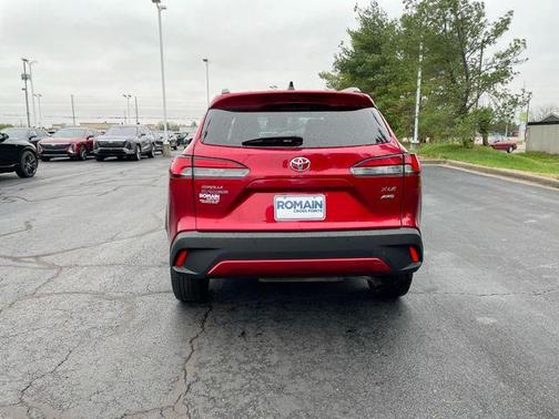 Red 2025 Toyota Corolla Cross XLE