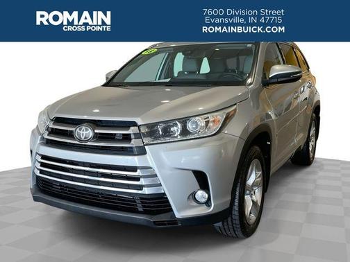 Silver 2018 Toyota Highlander Limited
