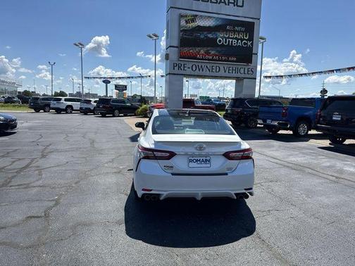 White 2020 Toyota Camry XSE