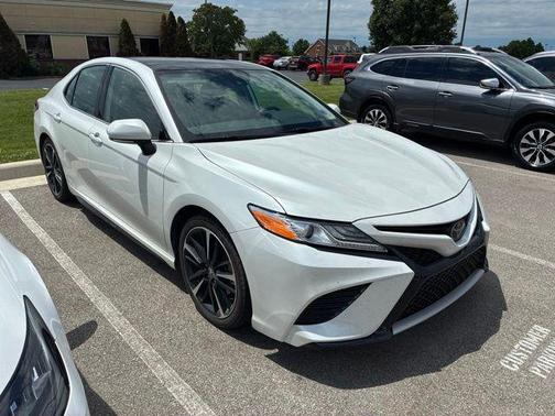 White 2020 Toyota Camry XSE