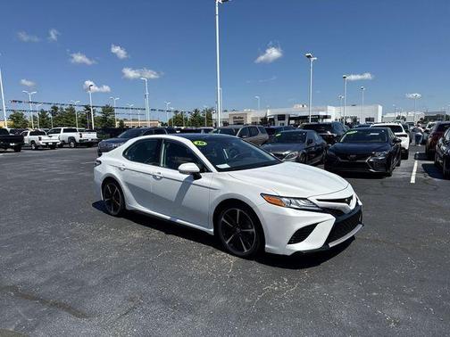 White 2020 Toyota Camry XSE