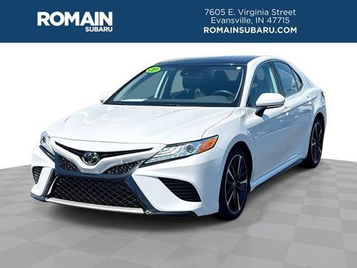 White 2020 Toyota Camry XSE