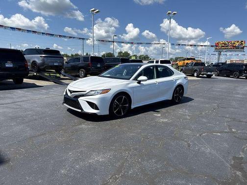White 2020 Toyota Camry XSE