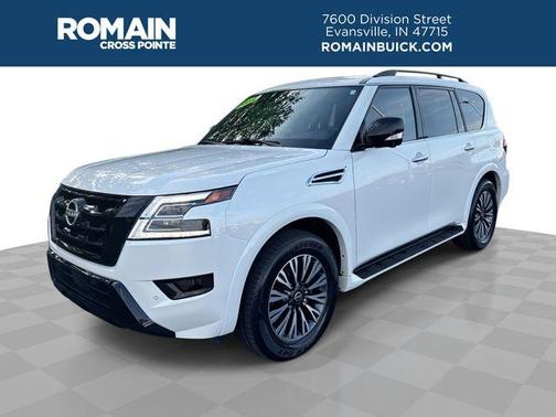 Aspen White 2023 Nissan Armada SL