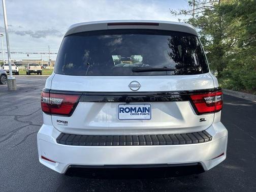Aspen White 2023 Nissan Armada SL