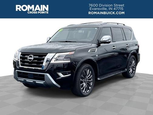 Black 2021 Nissan Armada Platinum