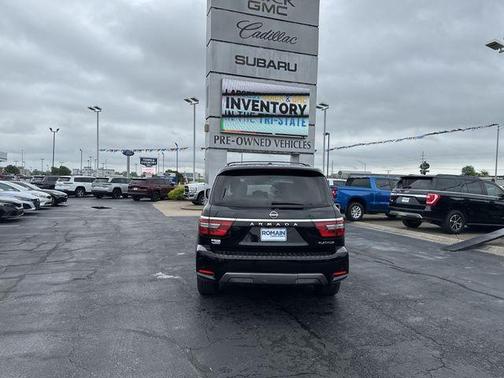 Black 2021 Nissan Armada Platinum