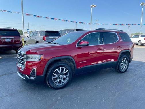 Volcanic Red 2023 GMC Acadia SLE