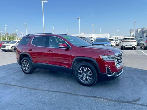 Volcanic Red 2023 GMC Acadia SLE