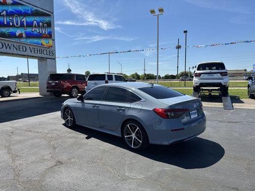 Blue 2024 Honda Civic Touring
