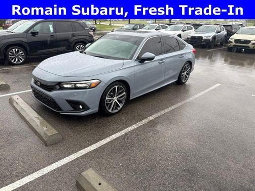 Blue 2024 Honda Civic Touring