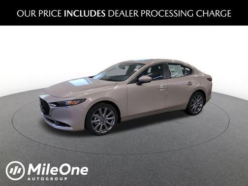 Platinum Quartz Metallic 2026 Mazda Mazda3 FWD w/Preferred Package