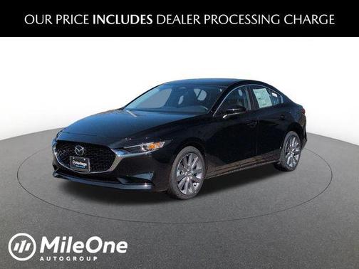 Jet Black Mica 2026 Mazda Mazda3 FWD w/Preferred Package