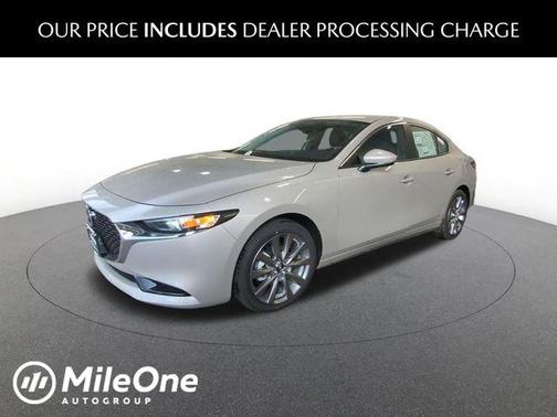 Platinum Quartz Metallic 2026 Mazda Mazda3 FWD w/Preferred Package