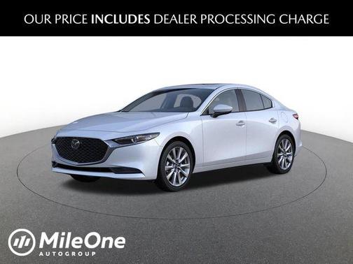 Snowflake White Pearl Mica 2026 Mazda Mazda3 FWD w/Preferred Package
