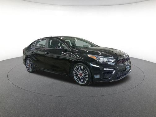Aurora Black 2021 Kia Forte GT