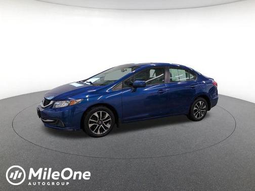 Dyno Blue Pearl 2015 Honda Civic EX