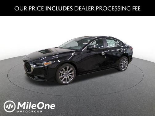 Jet Black Mica 2026 Mazda Mazda3 FWD w/Preferred Package