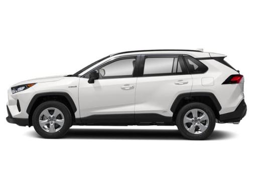 White 2022 Toyota RAV4 Hybrid LE