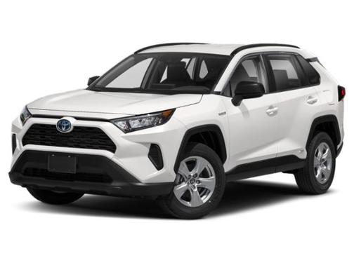 White 2022 Toyota RAV4 Hybrid LE