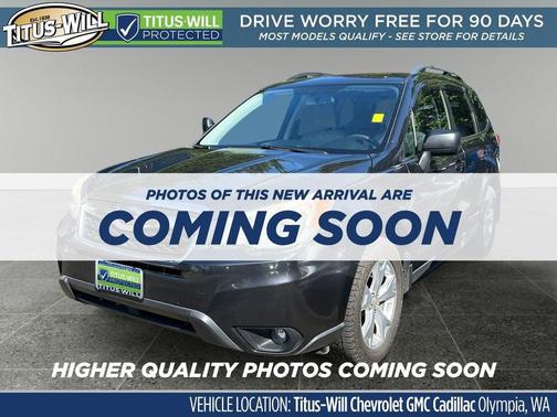 Crystal Black Silica 2015 Subaru Forester 2.5i