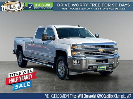 Summit White 2015 Chevrolet Silverado 2500 LTZ