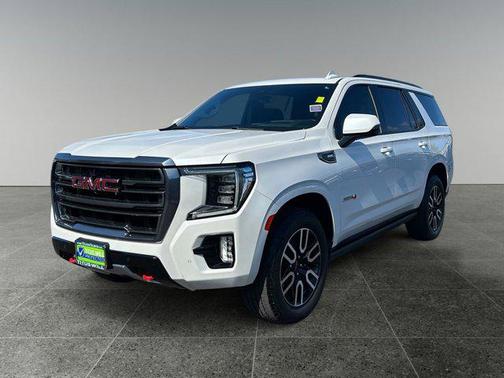 White Frost Tricoat 2023 GMC Yukon 4WD AT4
