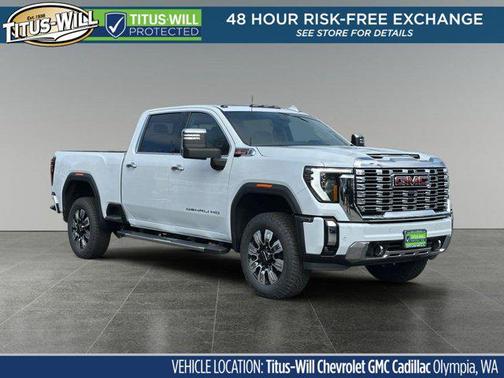 Glacier White Tricoat 2026 GMC Sierra 3500 Denali