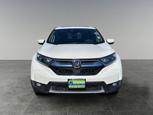 White Diamond Pearl 2018 Honda CR-V EX-L