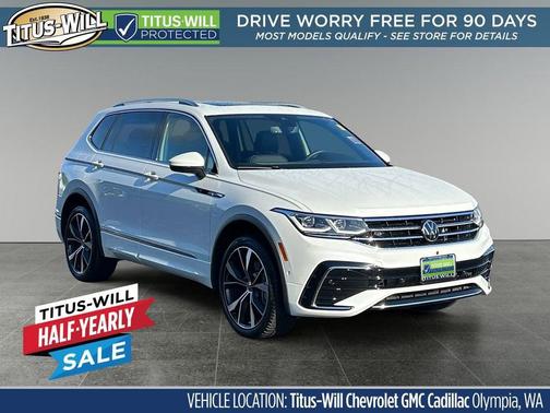 Opal White Pearl 2024 Volkswagen Tiguan 2.0T SEL R-Line 4MOTION