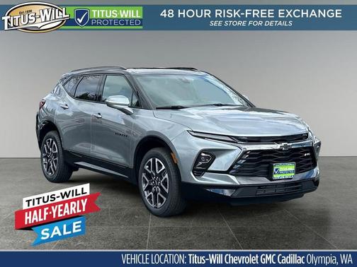 Sterling Gray Metallic 2026 Chevrolet Blazer RS
