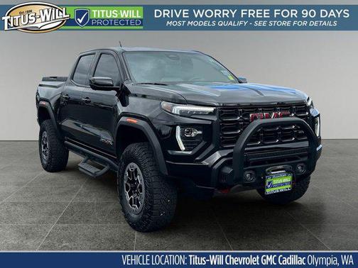 Onyx Black 2023 GMC Canyon AT4X