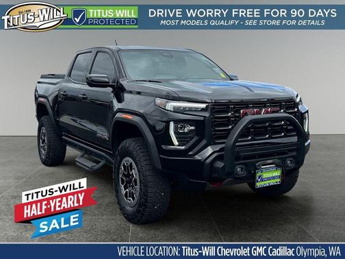 Onyx Black 2023 GMC Canyon AT4X