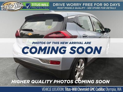 Includes (Tus) Black Grille. 2017 Chevrolet Bolt EV LT