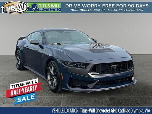Shadow Black 2024 Ford Mustang Dark Horse Fastback