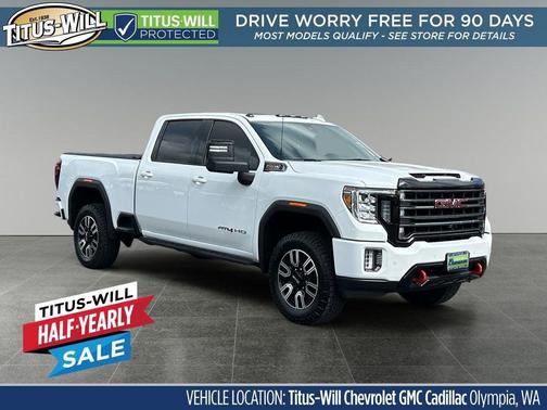 Summit White 2022 GMC Sierra 2500 AT4
