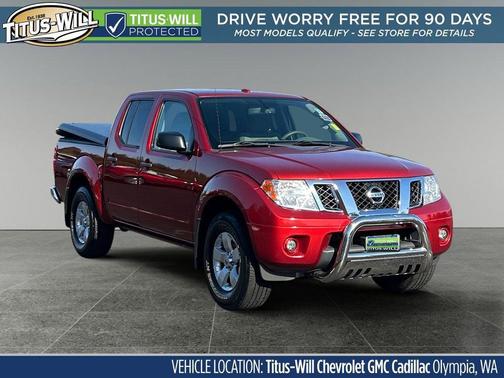 Red 2012 Nissan Frontier SV