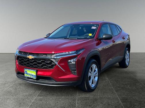 Crimson Metallic 2025 Chevrolet Trax LS