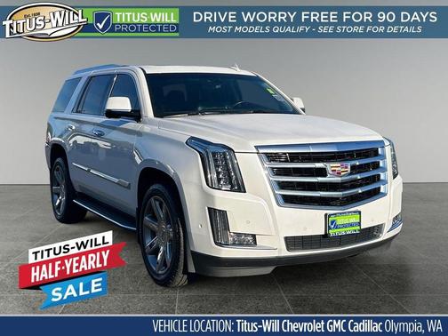 Crystal White Tricoat 2020 Cadillac Escalade Luxury