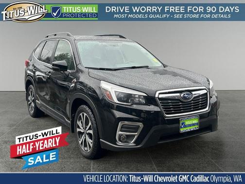 Crystal Black Silica 2021 Subaru Forester Limited