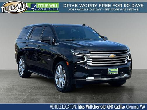 Black 2021 Chevrolet Tahoe 4WD High Country