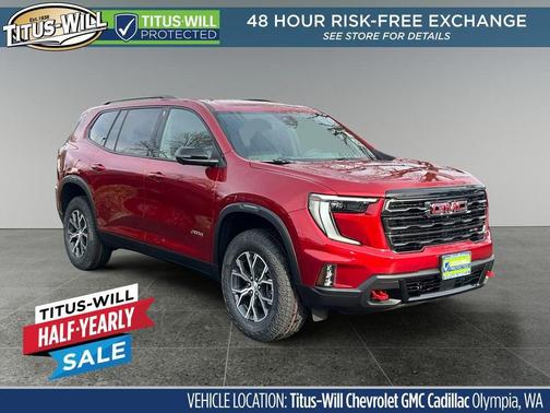 Volcanic Red Tintcoat 2026 GMC Acadia AT4 AWD