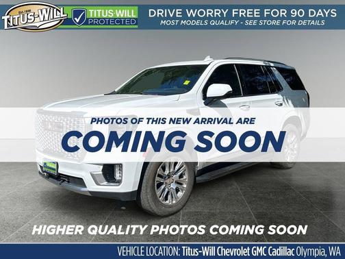 Summit White 2022 GMC Yukon Denali