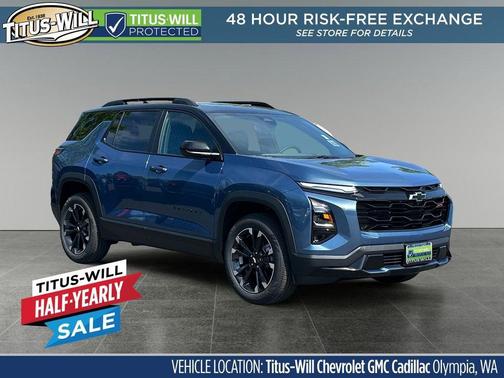 Lakeshore Blue Metallic 2026 Chevrolet Equinox AWD RS