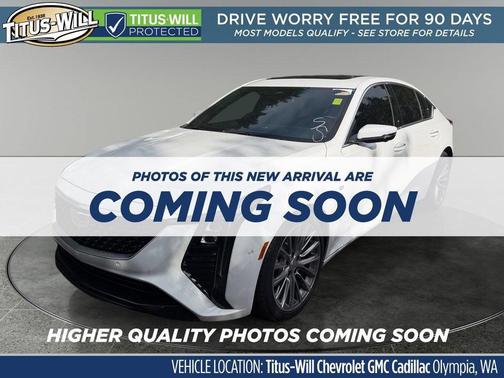 Summit White 2025 Cadillac CT5 Premium Luxury