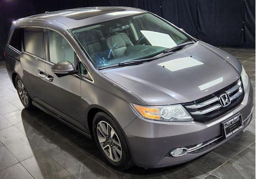 Gray 2015 Honda Odyssey Touring