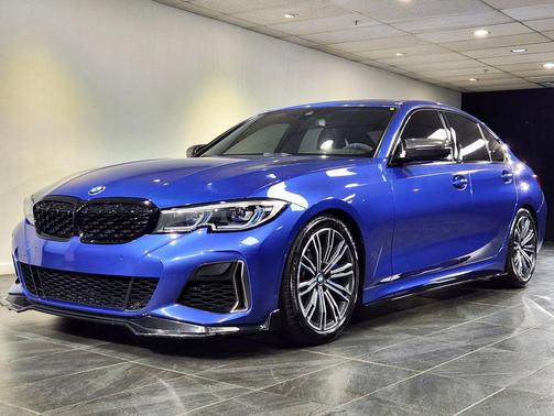 Blue 2021 BMW M340 M340i xDrive Sedan 4D