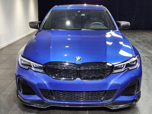 Blue 2021 BMW M340 M340i xDrive Sedan 4D